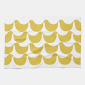 SPRING SILHOUETTE BIRDS KITCHEN TOWEL - GEEL THEEDOEK (Horizontaal)