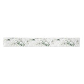 Spring Silver Greenery Foliage Elegant White Satijnen Lint (Voorkant)