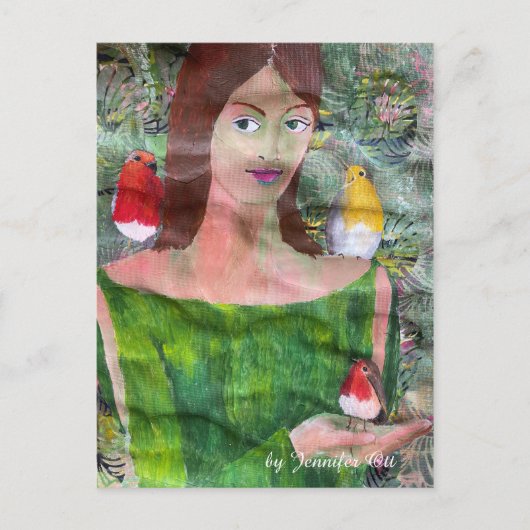 Spring Siren Briefkaart (Voorkant)