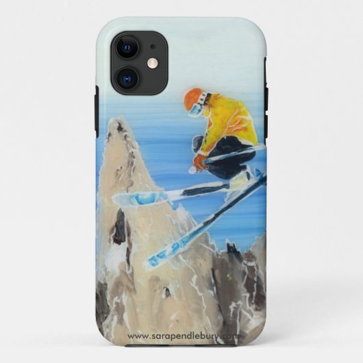 Spring Skiing at Flegere Case-Mate iPhone Case (Achterkant)