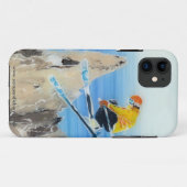 Spring Skiing at Flegere Case-Mate iPhone Case (Achterkant (horizontaal))