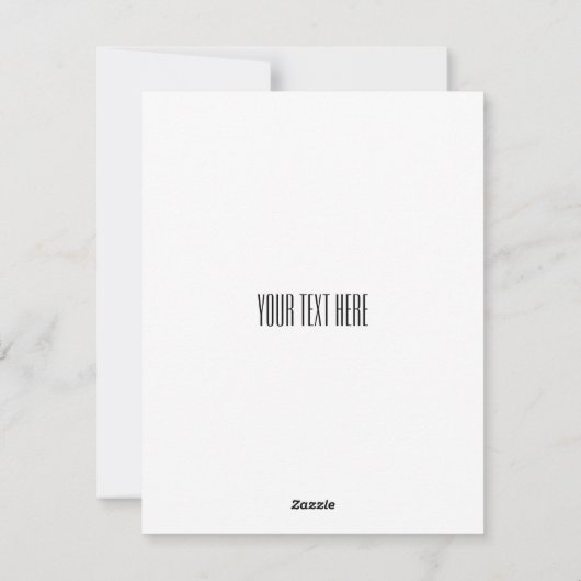 Spring Skunk  Feestdagenkaart (Achterkant)