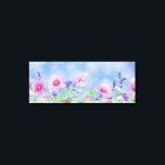 Spring Sky Canvas Afdruk<br><div class="desc">Dit is een foto van wilde bloemen in bloei tegen een mooie blauwe hemel. Dit afbeelding is beschikbaar op een verscheidenheid van andere producten,  enkel klik de verbinding onder de foto dichtbij "over dit Ontwerp".</div>