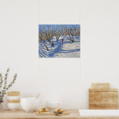 Spring Snow Newhaven Derbyshire 2008 Poster (Keuken)