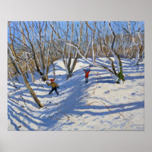 Spring Snow Newhaven Derbyshire 2008 Poster (Voorkant)