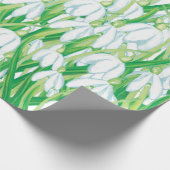 Spring Snowdrops Cadeaupapier (Hoek)