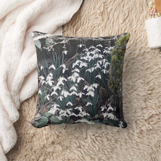 Spring Snowdrops Cushion Kussen (Deken)