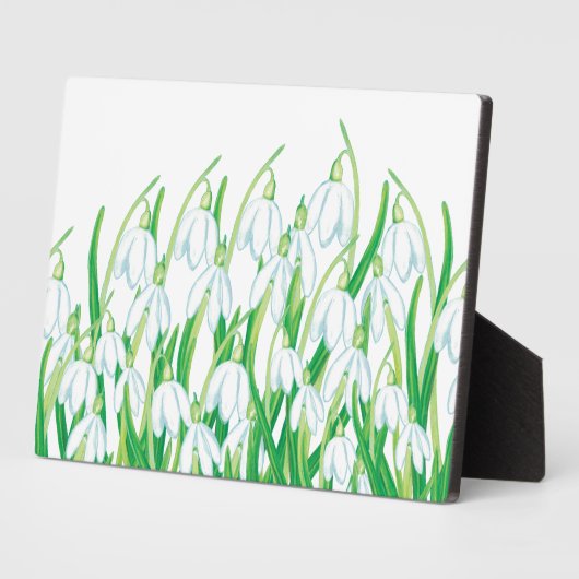 Spring Snowdrops Fotoplaat (Zijkant)