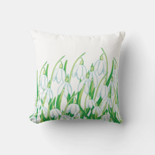 Spring Snowdrops Kussen