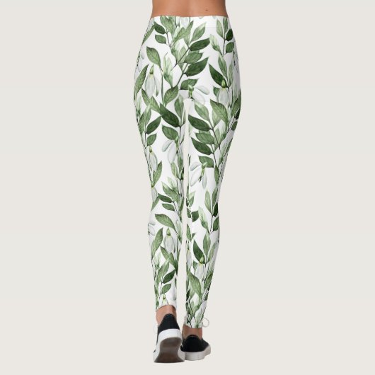 Spring Snowdrops Leggings (Achterkant)