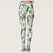 Spring Snowdrops Leggings (Voorkant)