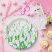 Spring Snowdrops Napkins Papieren Bordje (Feest)