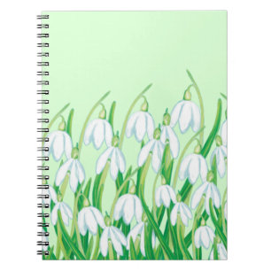 Spring Snowdrops Notitieboek