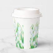 Spring Snowdrops Papieren Bekers (Rechts)