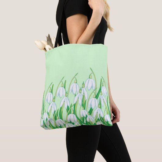 Spring Snowdrops Tote Bag (Dichtbij)