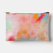 Spring Spark - Roze Koraal Beige Abstract Etui (Voorkant)