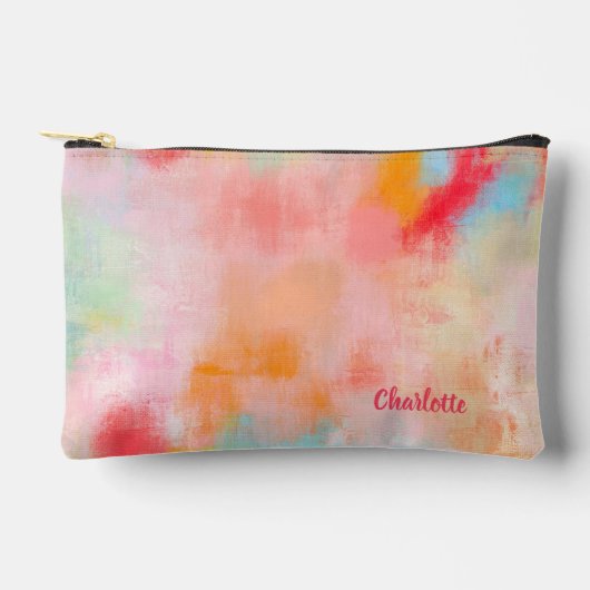 Spring Spark - Roze Koraal - Naam of Monogram Etui (Voorkant)