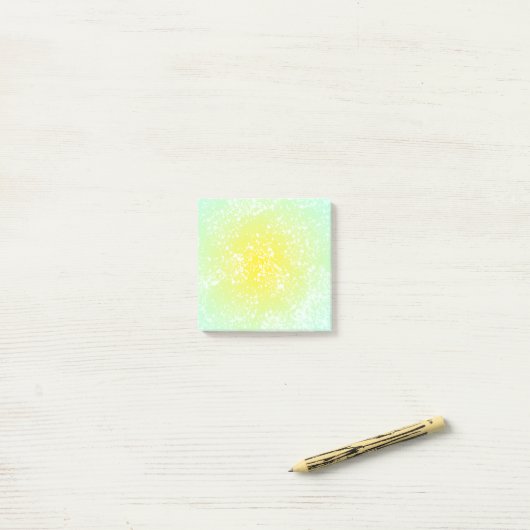 Spring Splatter Post-it® Notes (Op bureau)