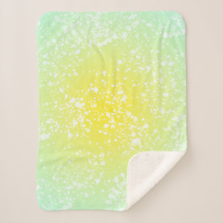 Spring Splatter Sherpa Deken