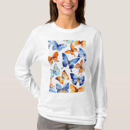 "Spring Splendor: Butterfly Women T-shirt| T-shirt