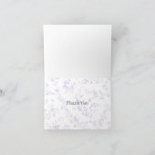 Spring Sprigs Dusty Lavender - Neutral Bedankkaart (Binnen)