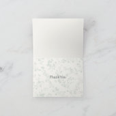 Spring Sprigs Muted Sage - Neutraal Bedankkaart (Binnen)