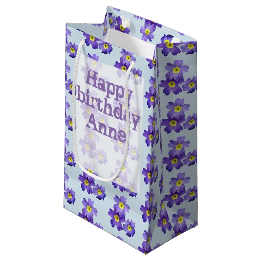 Spring Spring geschenkzak op maat Klein Cadeauzakje (Voorkant Gekanteld)