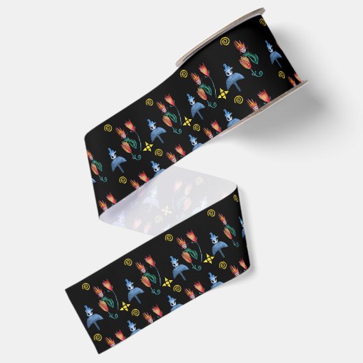 Spring Sprung Grosgrain Lint (Achterkant)