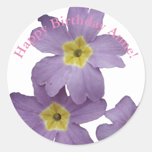 Spring Sprung ronde Sticker (Voorkant)