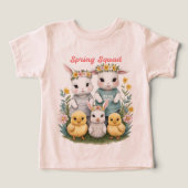 Spring Squad Schattige Bunny & Chick Easter (Design voorkant)