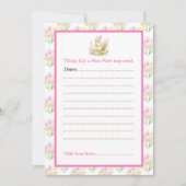 Spring Squirrel Baby shower Kaart (Voorkant)