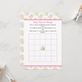 Spring Squirrel Baby shower Kaart