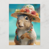 Spring Squirrel Briefkaart (Voorkant)