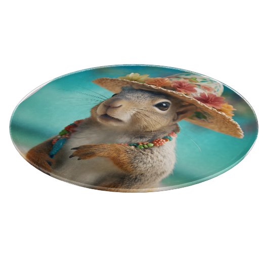 Spring Squirrel Snijplank (Hoek)