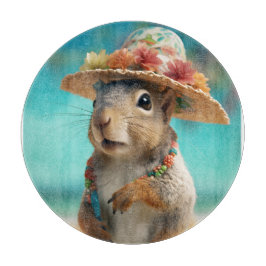 Spring Squirrel Snijplank