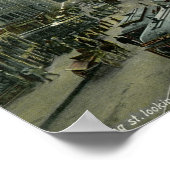 Spring St., Los Angeles, California 1908  Poster (Hoek)