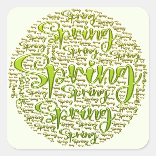 SPRING Stickers (Voorkant)