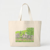 Spring Stone Barn Grote Canvas tas (Voorkant)
