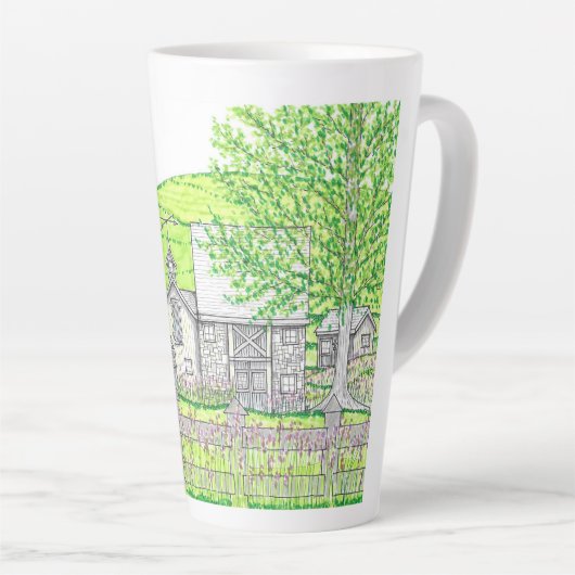 Spring Stone Barn Grote Latte Mok (Rechterhoek)