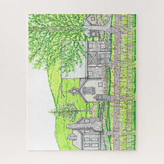 Spring Stone Barn Puzzle Legpuzzel (Verticaal)