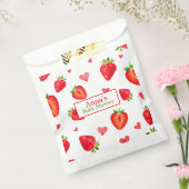 Spring Strawberry Theme Fruit Baby shower Bedankzakje (Gezegeld)