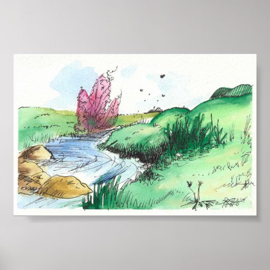Spring Stream Poster (Voorkant)