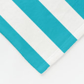 Spring Stripes and Polka Dots Pink Bow and Name Fleece Deken (Hoek)