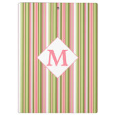 Spring Stripes monogrammed Klembord (Achterkant)