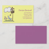 Spring Stuff ・ Birdhouse & Bird Visitekaartje (Voorkant / Achterkant)