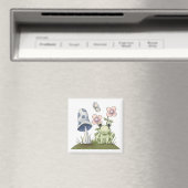 Spring Stuff · Kikker & Paddestoel Magneet (Insitu (Vaatwasser))