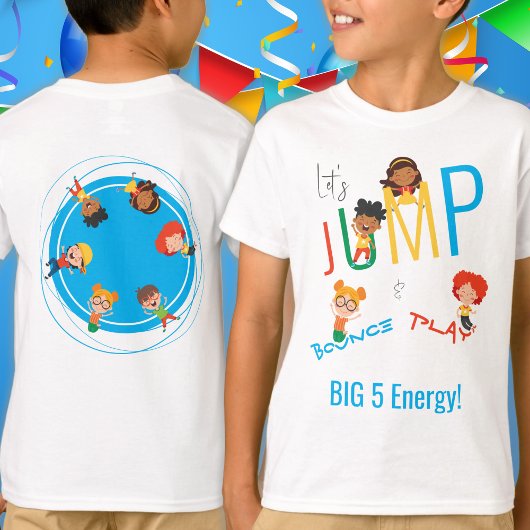 Spring Stuiter Speel Trampoline Park Verjaardag Jo T-shirt