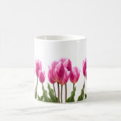 Spring Style Roze Tulp Flower / Paasen Koffiemok (Center)
