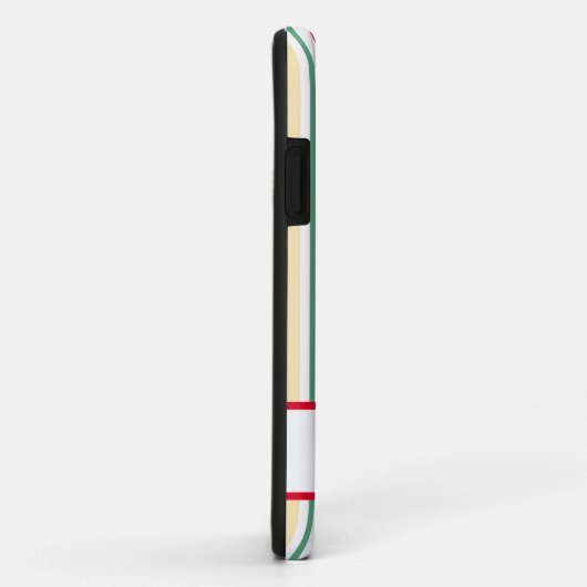 Spring style verticale strepen aangepaste naam Case-Mate iPhone case (Achterkant/rechts)