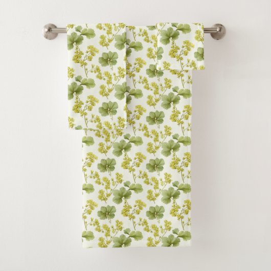 Spring Summer Cottage Garden Badhanddoek Set Bad Handdoek (Insitu)